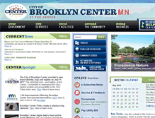 Tablet Screenshot of ci.brooklyn-center.mn.us